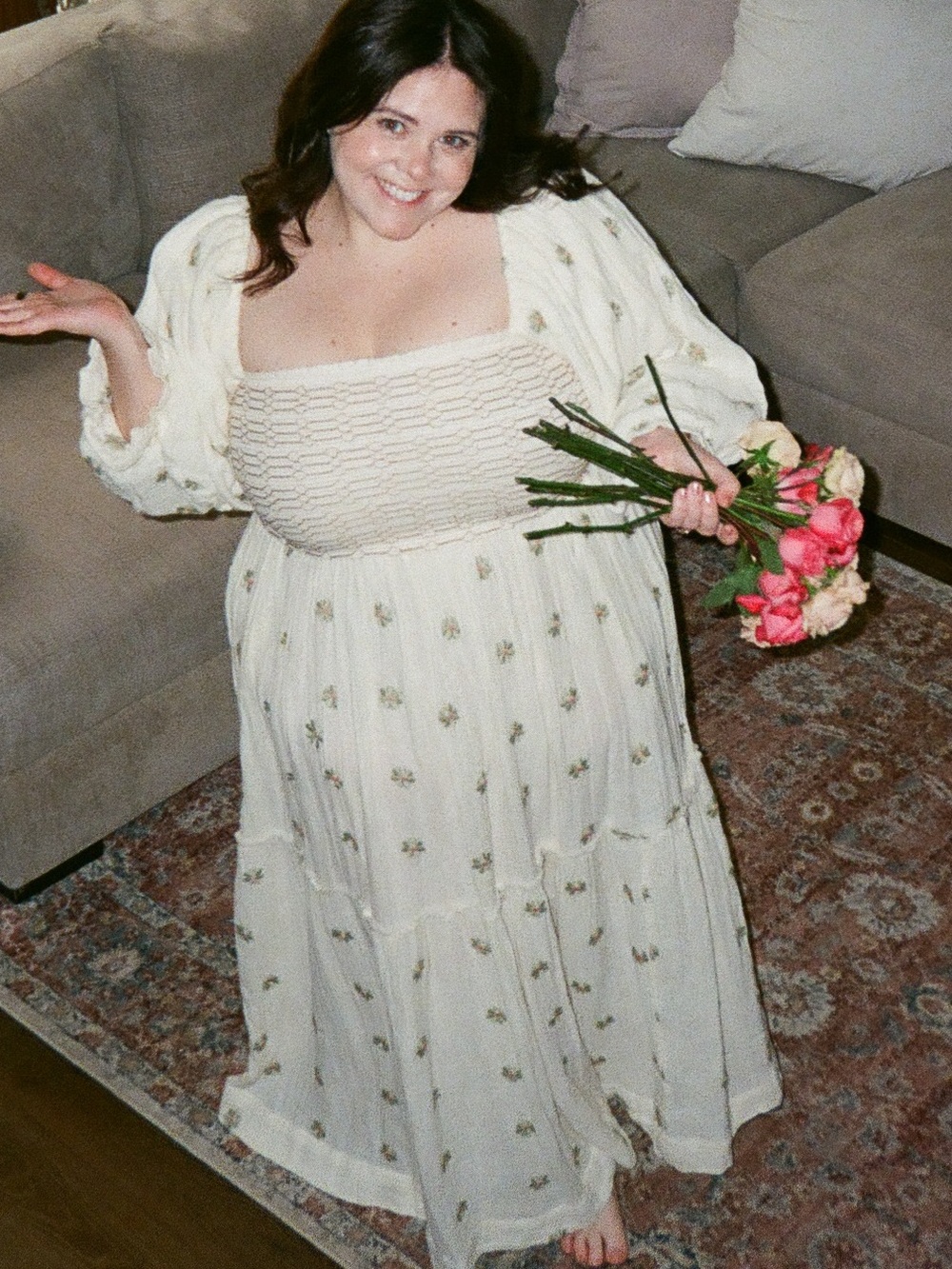 Free People Dahlia Embroidered Maxi Dress